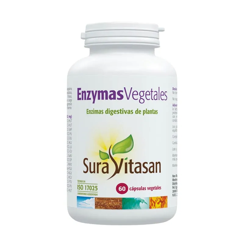Enzymas Vegetales  60 VCaps
