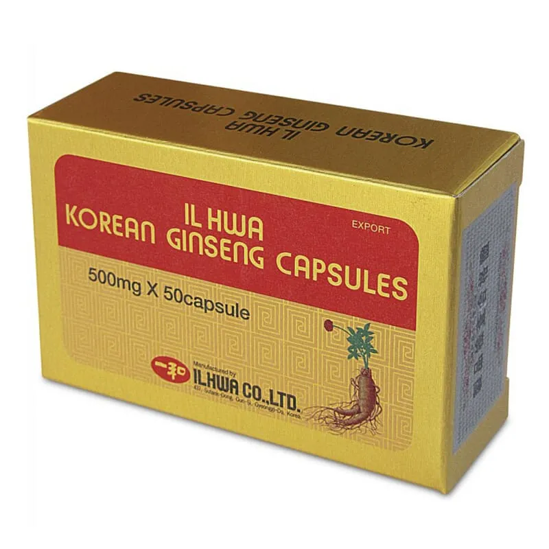 Ginseng IL HWA 50 Caps -Tongil -Vitalidad y Energía