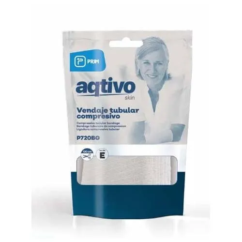 Vendaje tubular - prim aqtivo skin (1 unidad color beige talla d)