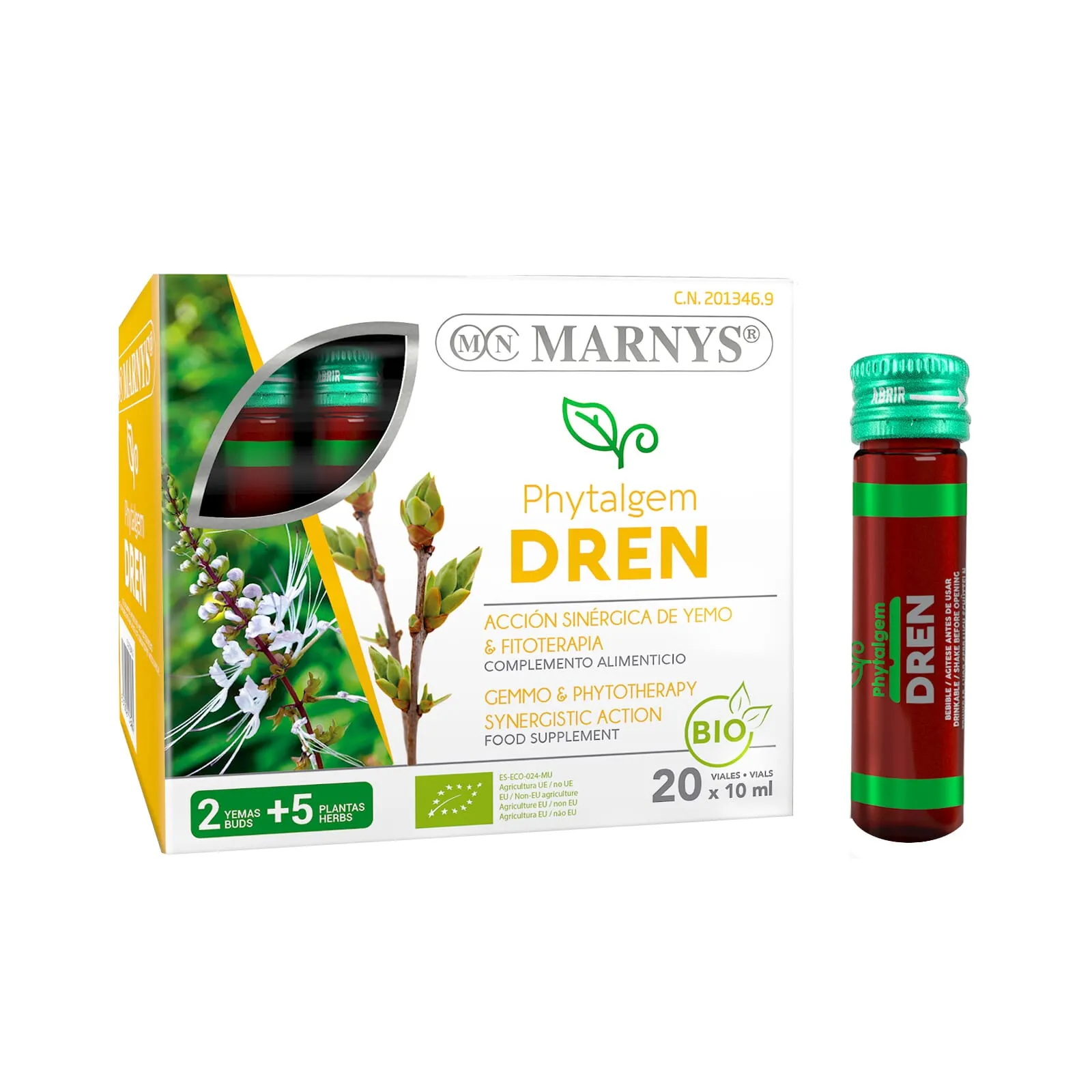 PHYTALGEM DREN 20 Viales de 10ml