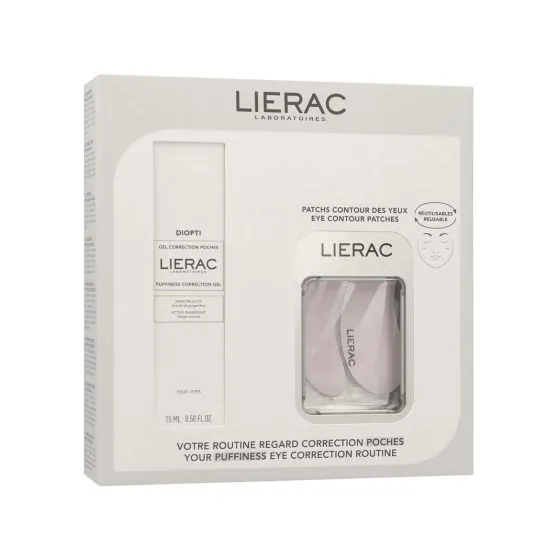 Lierac Diopti Gel Corrector de Bolsas + Parches Reutilizables
