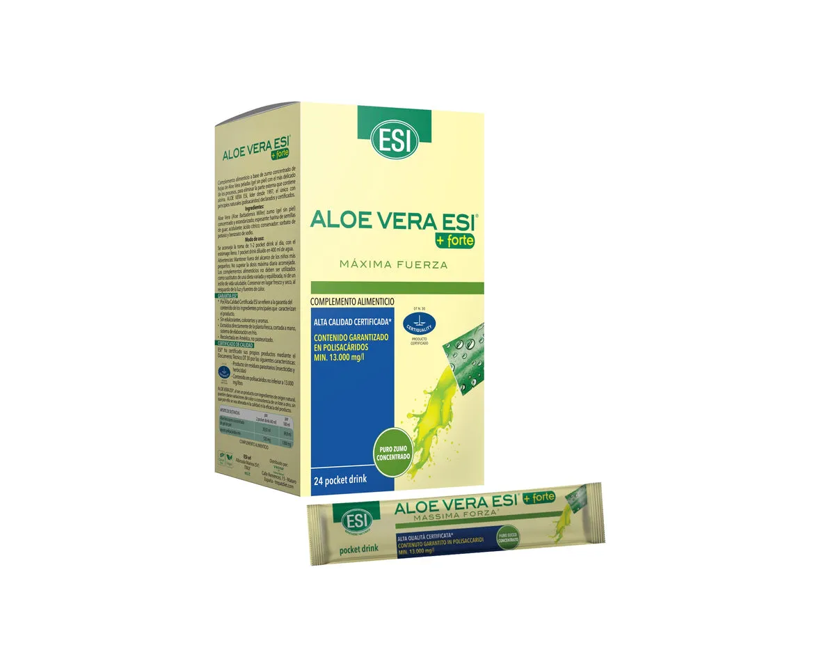 ALOE VERA ZUMO FORTE 24 POCKET DRINK ESI