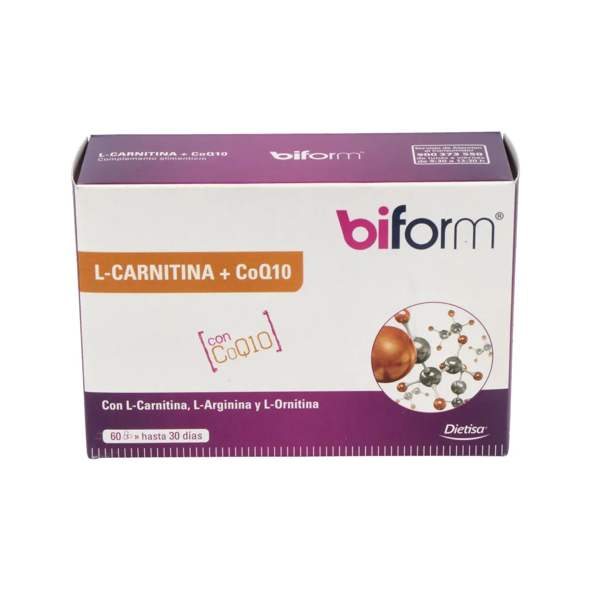 L-Carnitina CoQ10 (60 caps) Dietisa