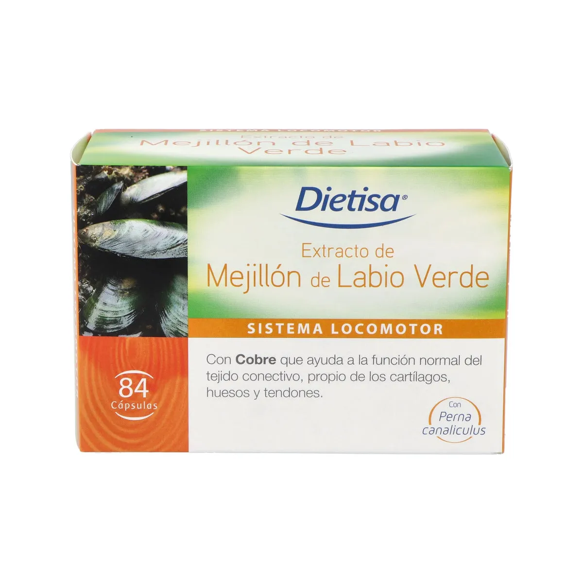 Mejillón de labio verde (84 caps) Dietisa