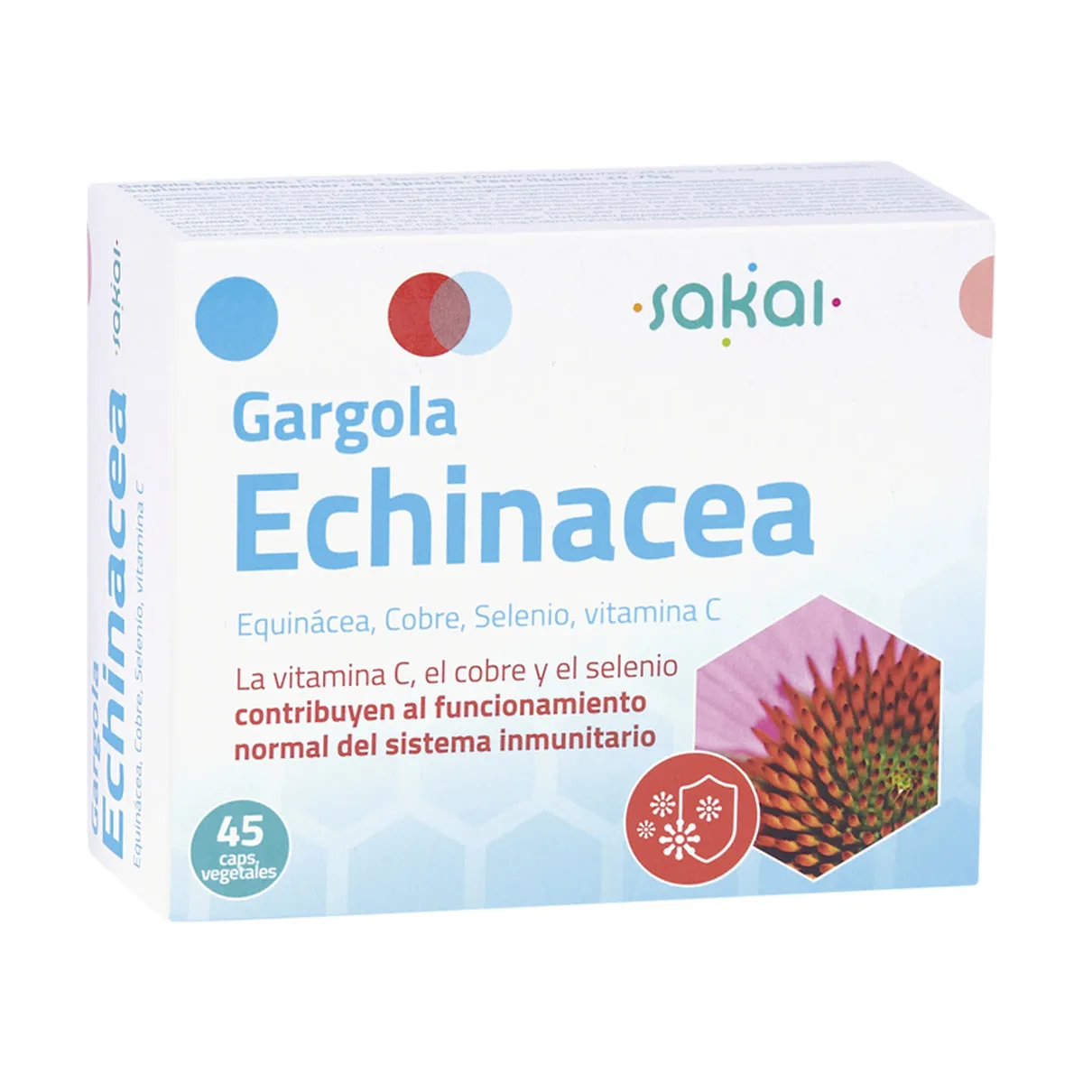 Gargola Echinacea 45 cápsulas Sakai