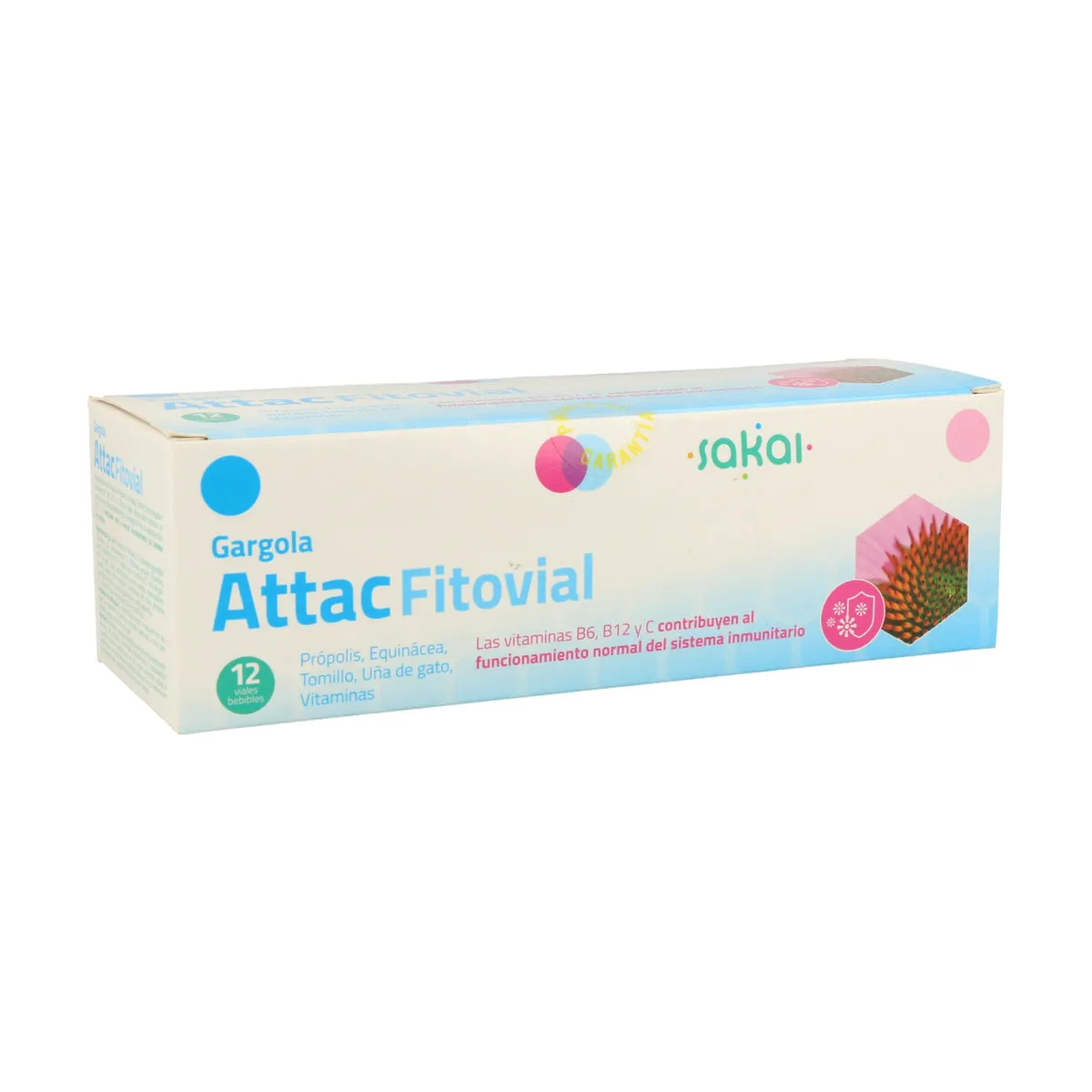Gargola Fitovial Attac 12 Viales 10ml Sakai