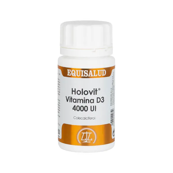 Holovit Vitamina D3 4000 Ui (Colecalciferol) 50 Cápsulas Equisalud