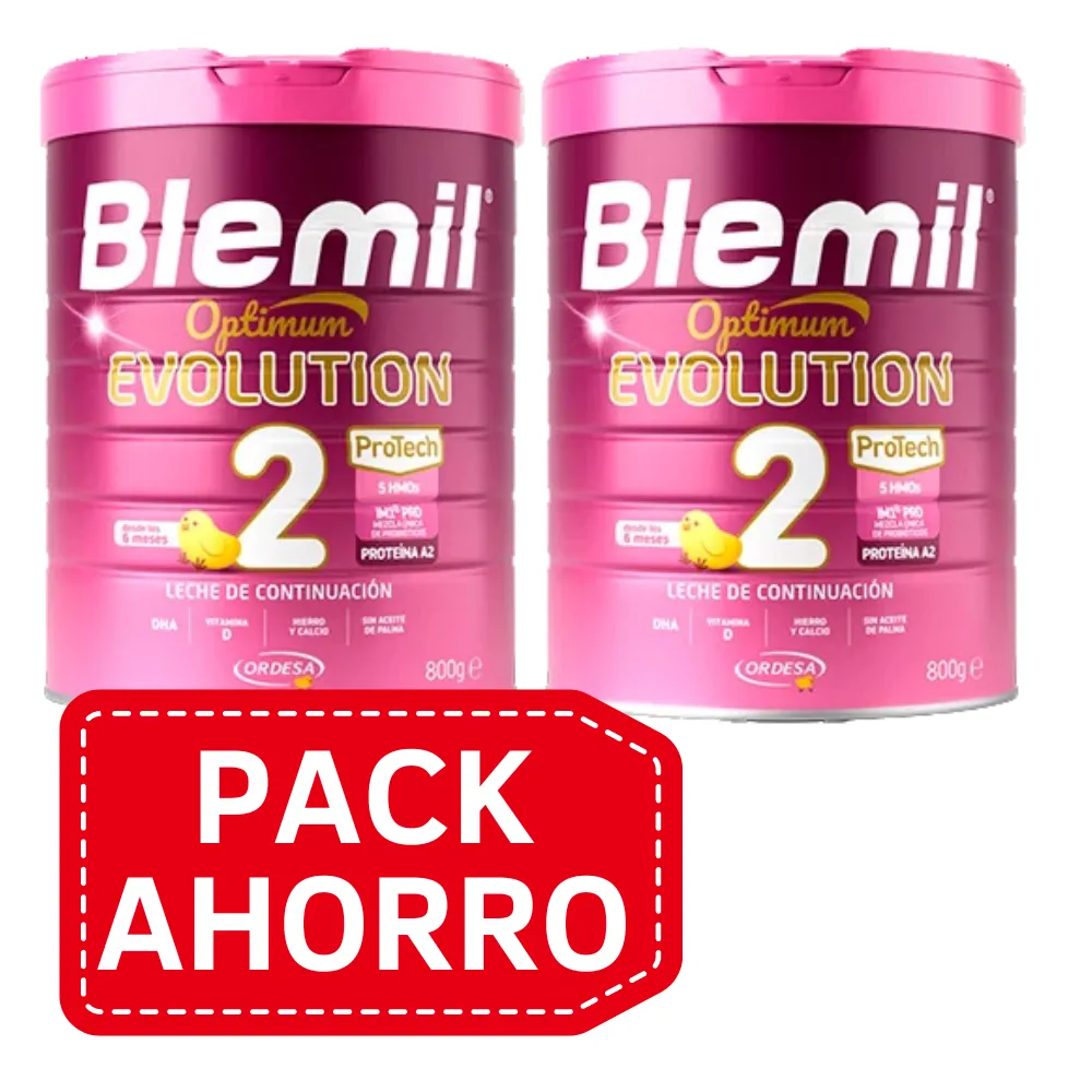 PackAhorro - BLEMIL 2 OPTIMUM EVOLUTION 2X800 GRAMOS - ORDESA