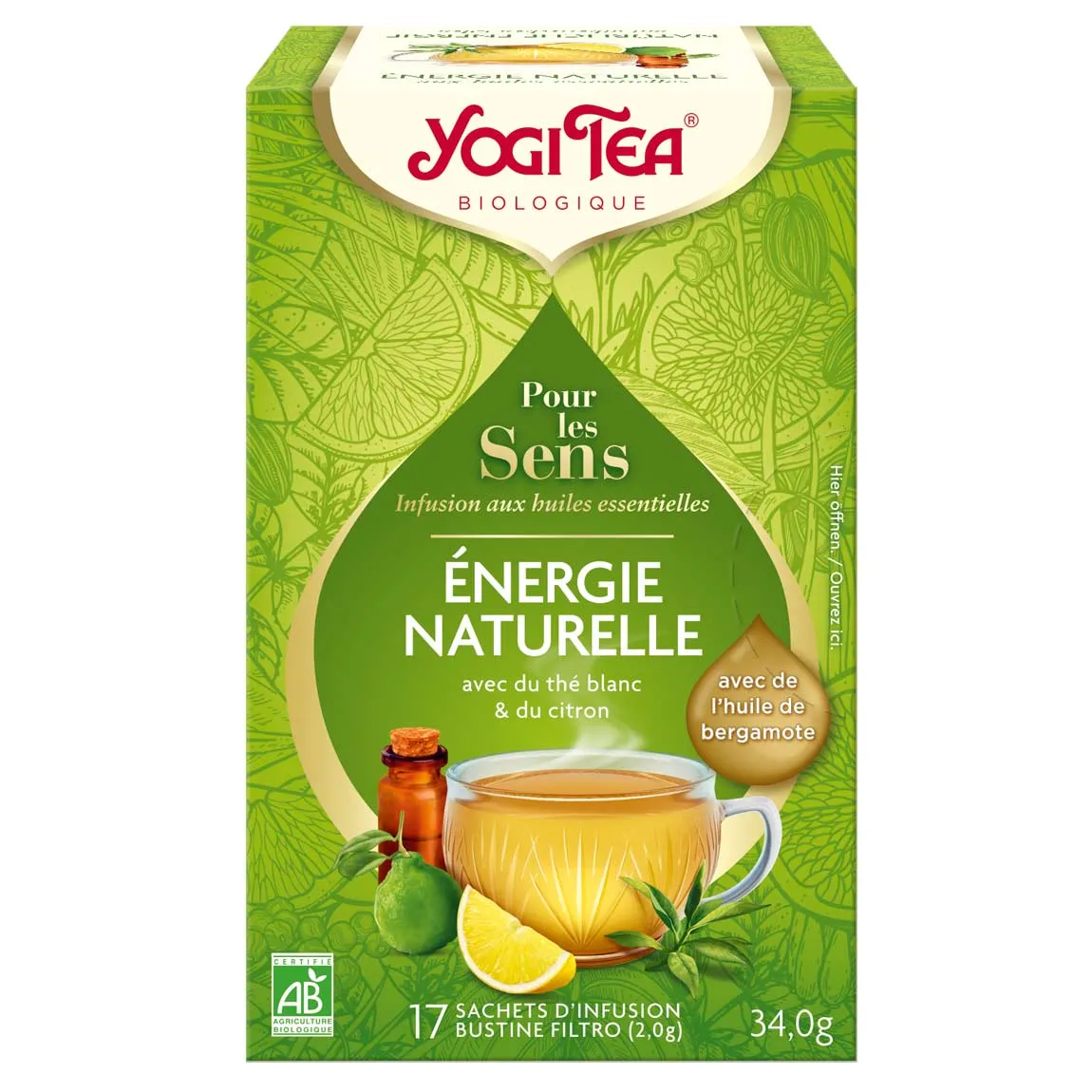 YOGI TEA PARA LOS SENTIDOS ENERGIA NATURAL BIO. Dietisa