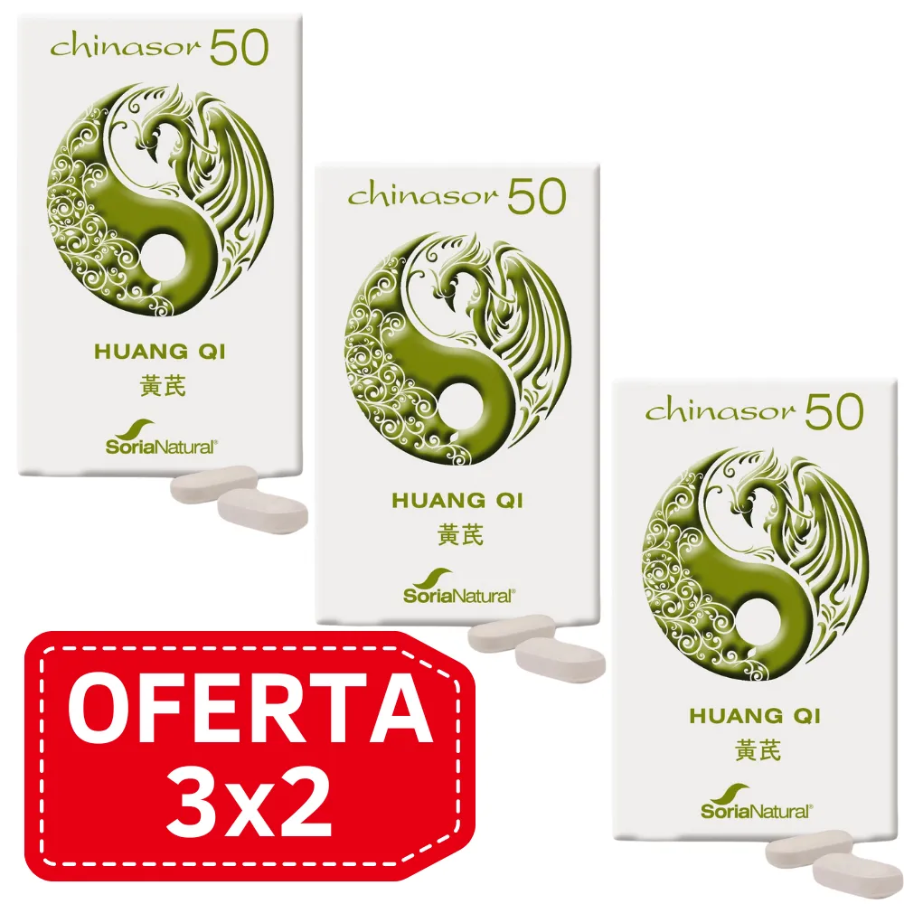 PACK 3X2 CHINASOR 50 - HUANG QI 30 COMP - SORIA NATURAL