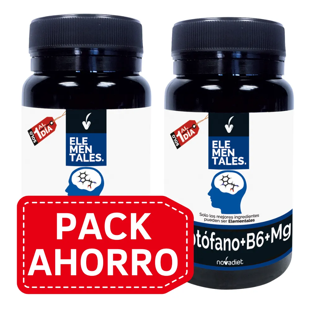 PackAhorro - Triptofano+Vit B6+Mg 30 caps Novadiet