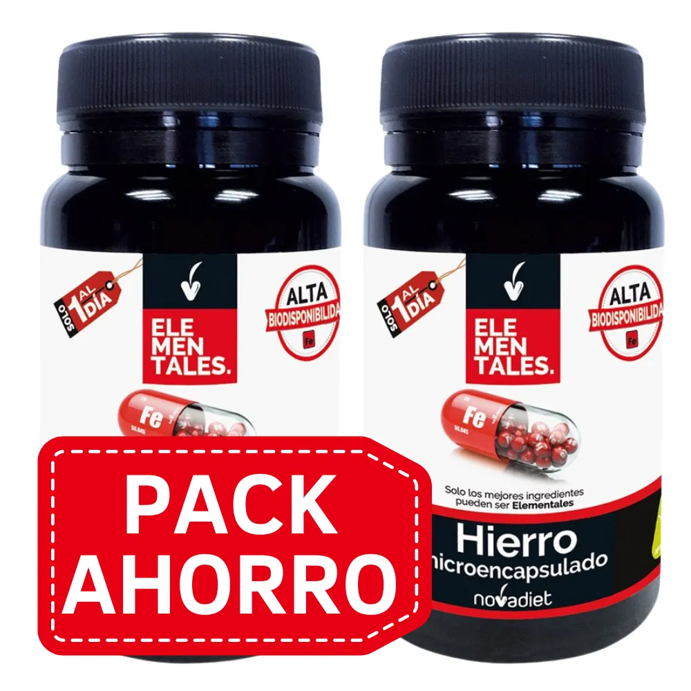 PackAhorro - Hierro Microencapsulado 60 caps Novadiet