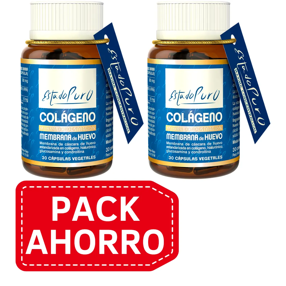 PackAhorro - Estado Puro Colageno-Membrana Huevo 30 caps Tongil
