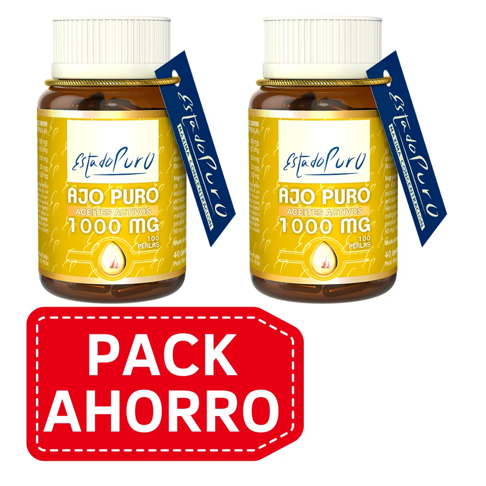 PackAhorro - Estado Puro Ajo Puro 1.000 Mg (100 perlas) Tongil