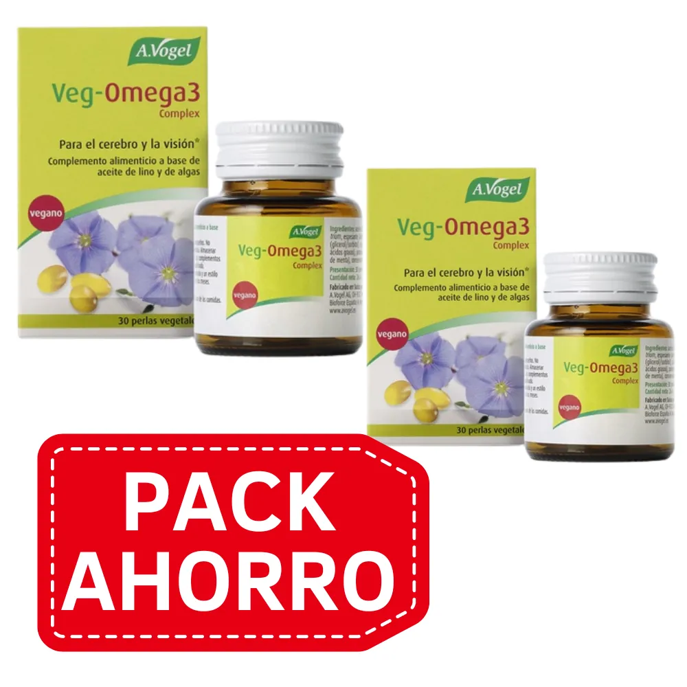PackAhorro - Veg-OMEGA-3 COMPLEX 30 CAPSULAS - A. VOGEL