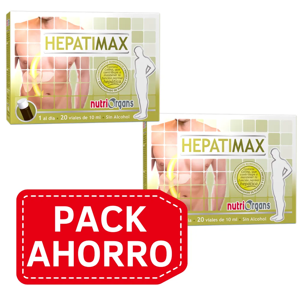 PackAhorro - Nutriorgans Hepatimax 20 Viales Tongil