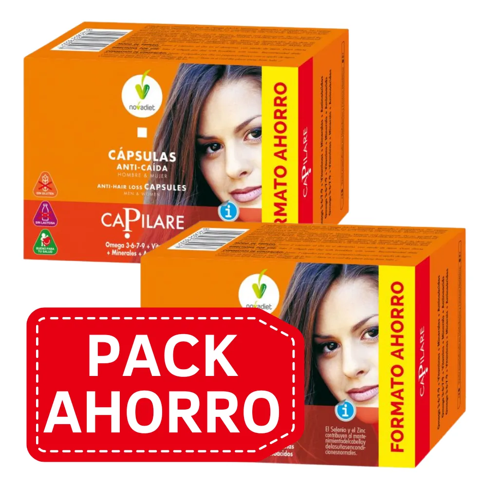 PackAhorro - CAPILARE 120 CAPSULAS-FORMATO AHORRO- NOVADIET