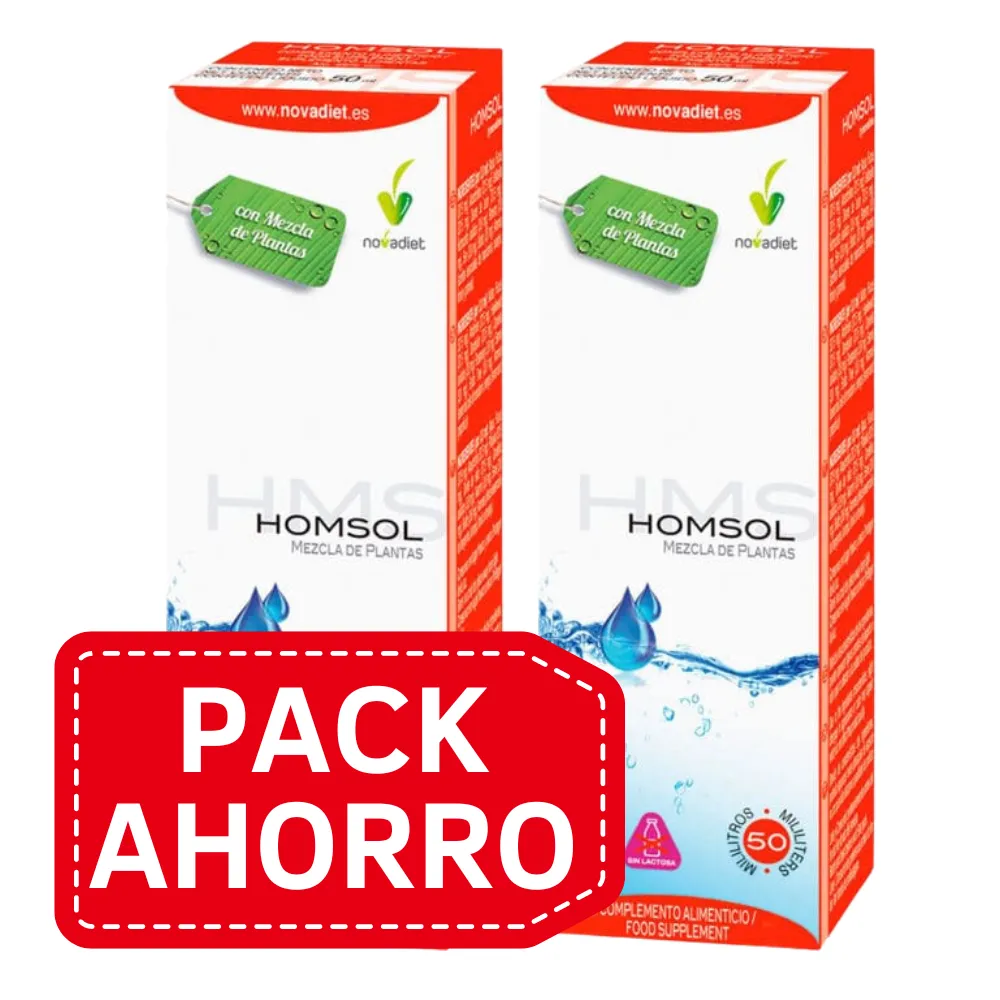 PackAhorro - HOMSOL 50 ML - NOVADIET