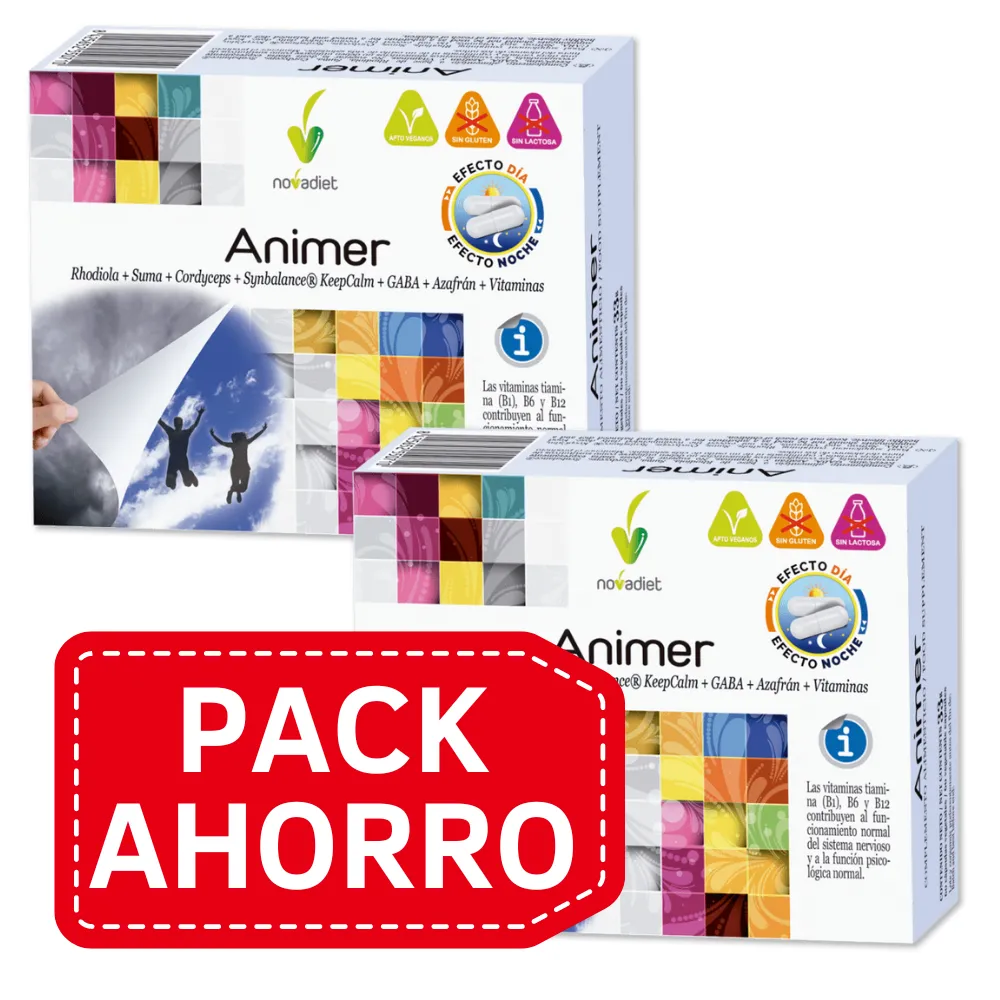 PackAhorro - ANIMER 60 CAPSULAS - NOVADIET