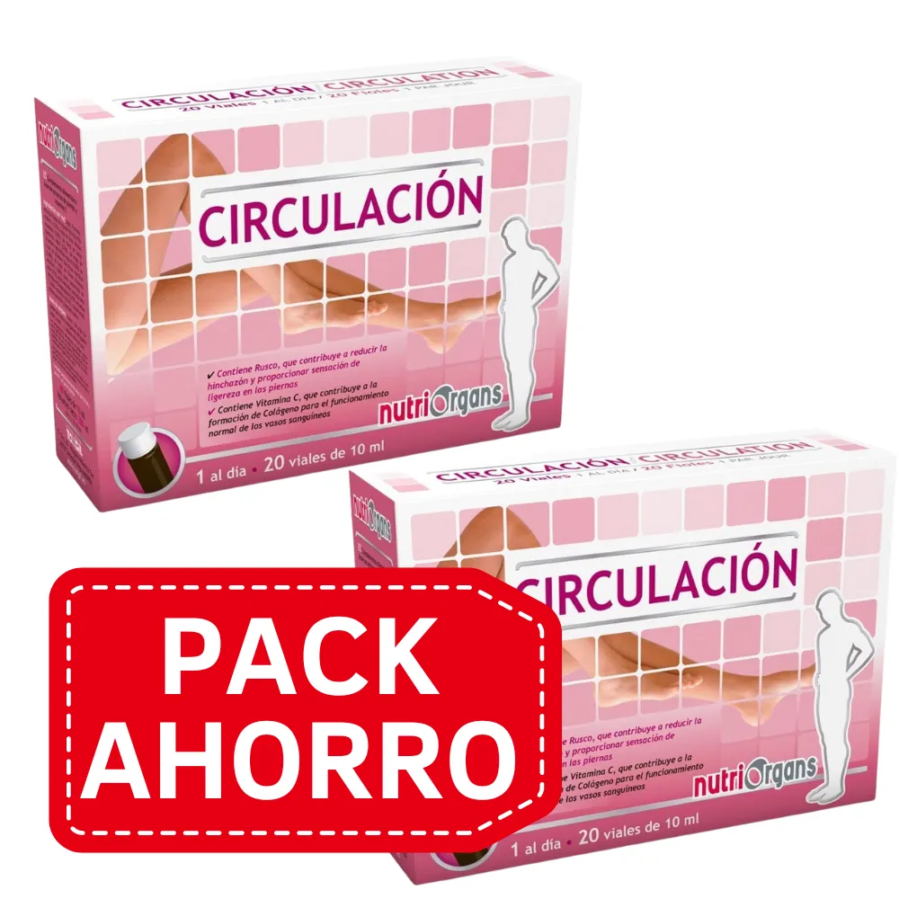 PackAhorro - Nutriorgans Circulacion 20 Viales Tongil