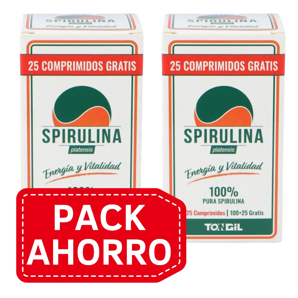 PackAhorro - Spirulina 125 Comp Tongil
