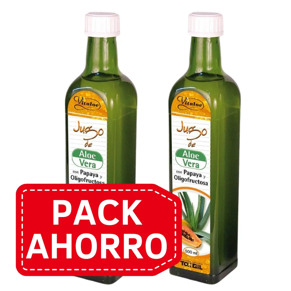 PackAhorro - Vitaloe Puro Jugo De Aloe Vera 500Ml Tongil