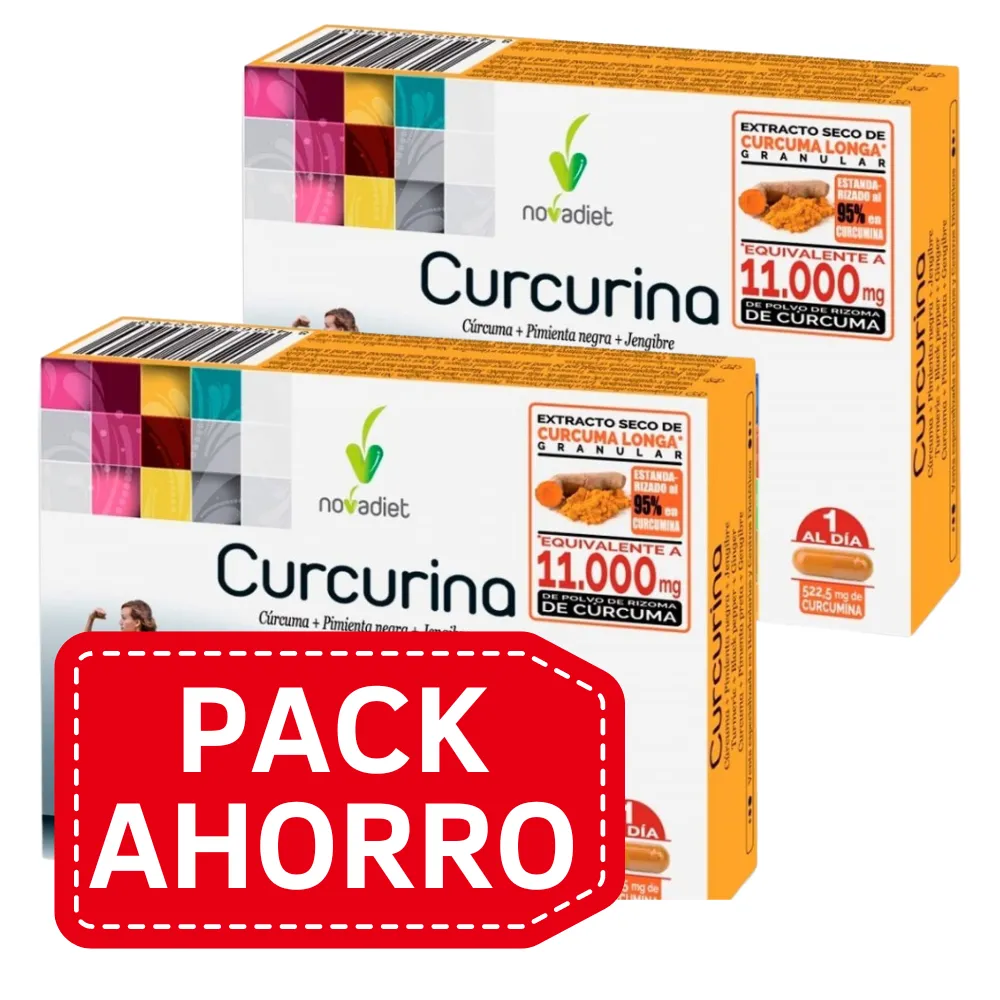 PackAhorro - Curcurina 30 caps Novadiet