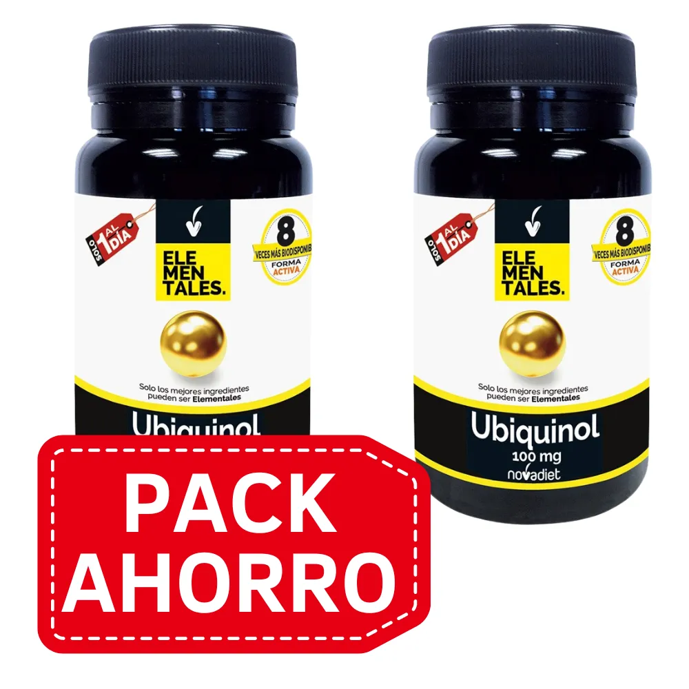 PackAhorro - Ubiquinol 100 Mg (30 caps) Novadiet
