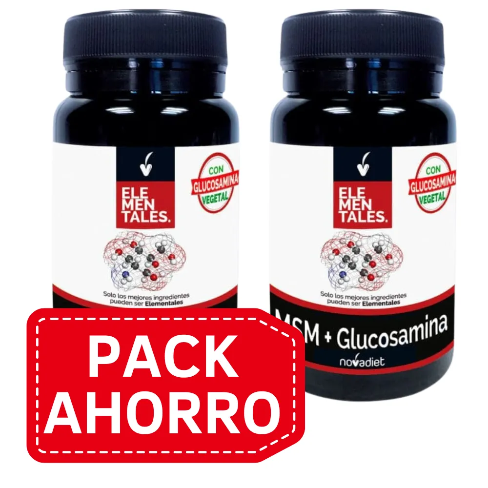 PackAhorro - MSM + GLUCOSAMINA 40 CAPSULAS - NOVADIET