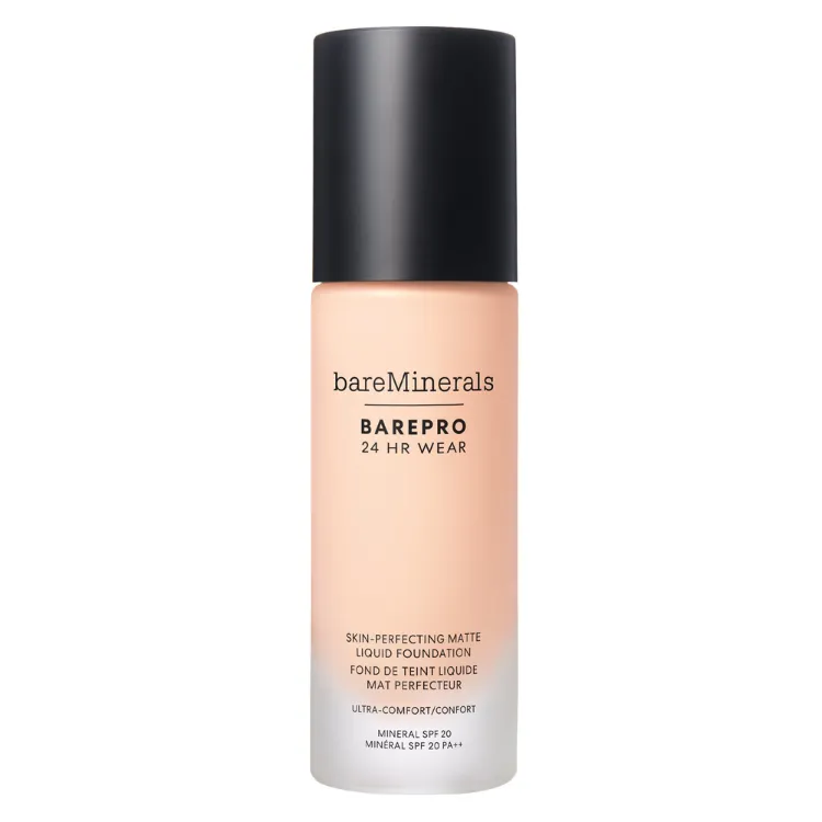 Matte Liquid Foundation Bareminerals Barepro 24 hour hold Spf20 Fair 10 Neutral 30ml