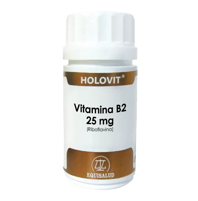 Holovit Vitamina B2 25 Mg 50 Cápsulas Equisalud