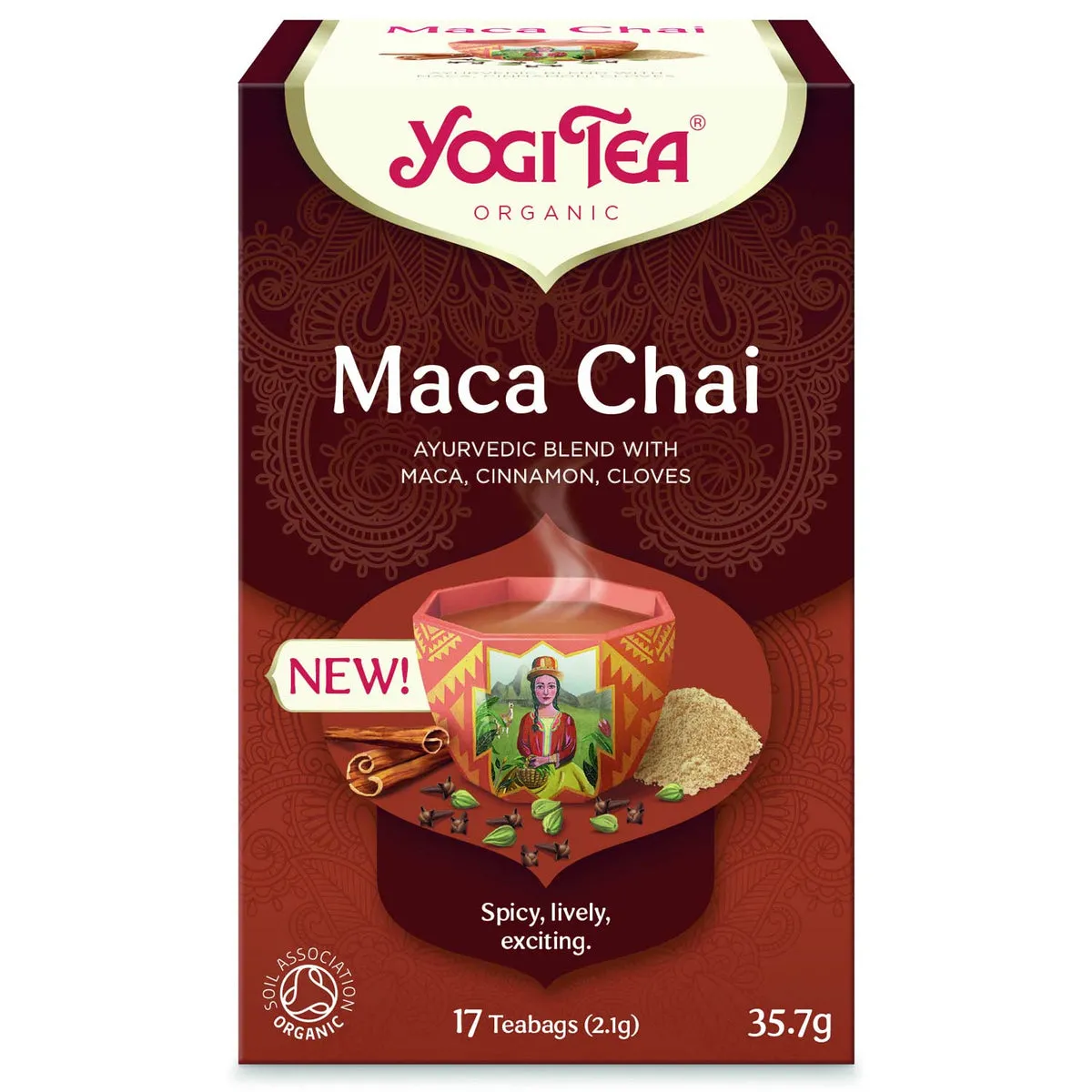 YOGI TEA MACA CHAI ORGANIC. Dietisa