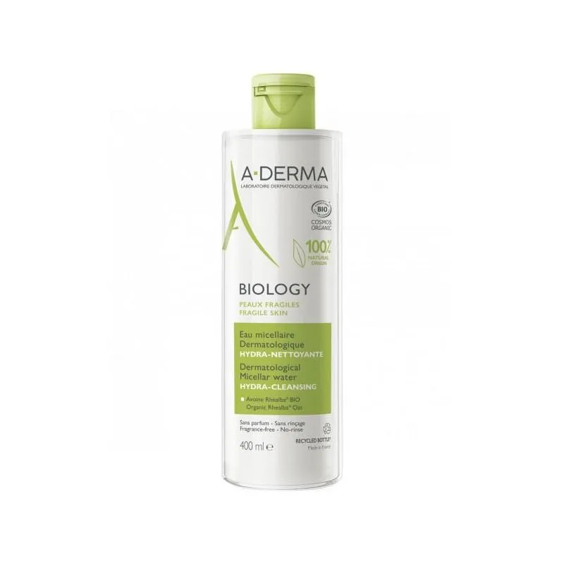 A-Derma Biology Agua Micelar Dermatológica 400ml
