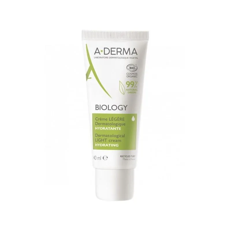 A-Derma Biology Crema Hidratante Ligera Dermatológica 40ml