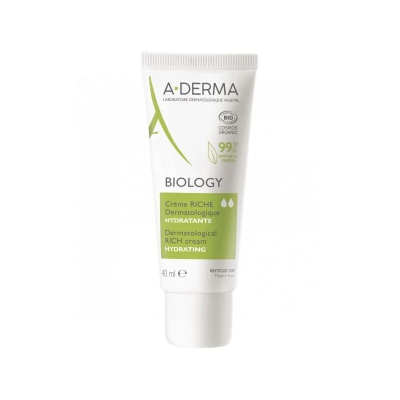 A-Derma Crema Hidratante Rica Dermatológica 40ml