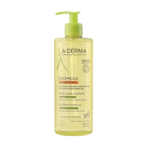 A-Derma Exomega Control Aceite de Ducha Emoliente 500 ml