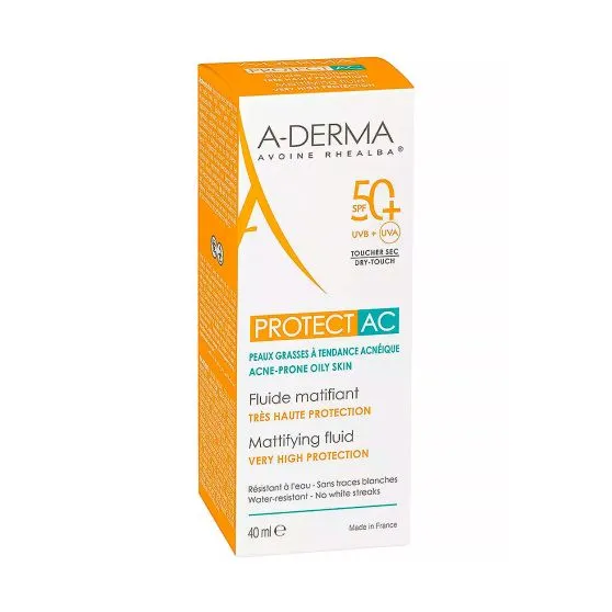 A-Derma Protect AC Fluido Solar Matificante SPF50+