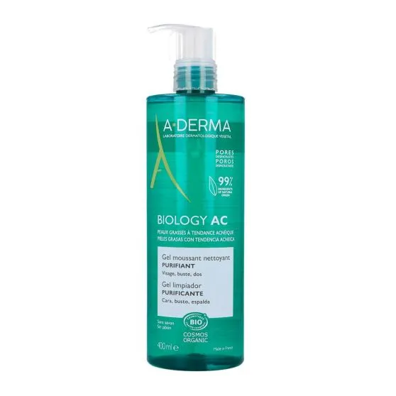 A-Derma Biology AC Gel Limpiador Purificante 400 ml