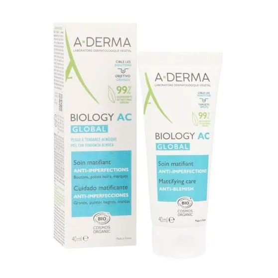 A-Derma Biology AC Tratamiento anti imperfecciones 40 ml