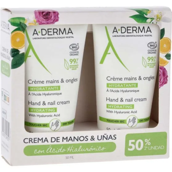 A Derma Crema de manos y uñas Pack ahorro