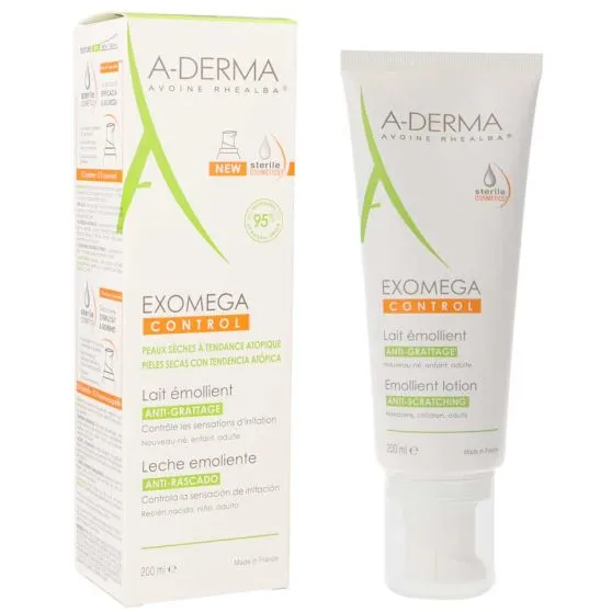 A-Derma Leche Emoliente Exomega 200 ml