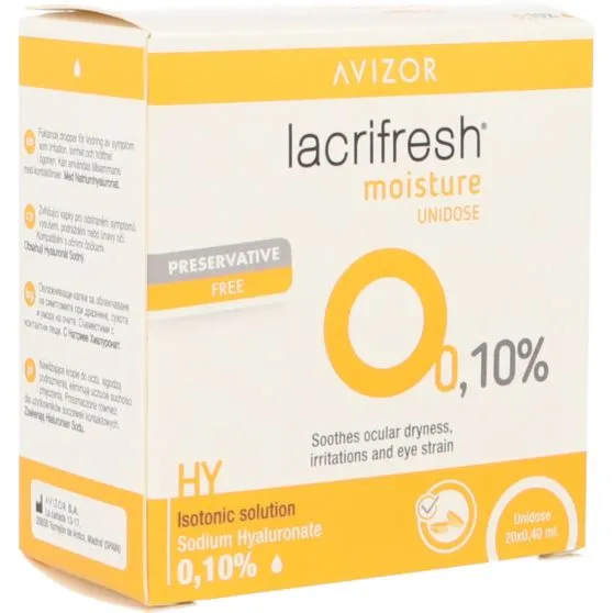 Avizor Gotas Oftálmicas Lacrifresh Moisture Monodosis 0,10%