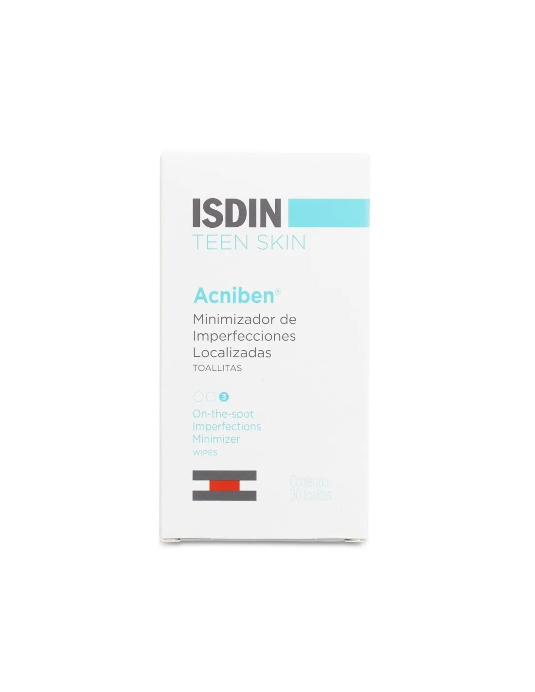 ISDIN Acniben On The Go 30 Toallitas Limpiadoras