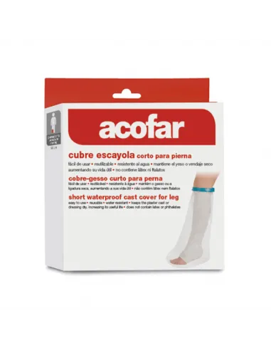 ACOFAR CUBRE ESCAYOLA CORTO PARA PIERNA 1 UNIDAD