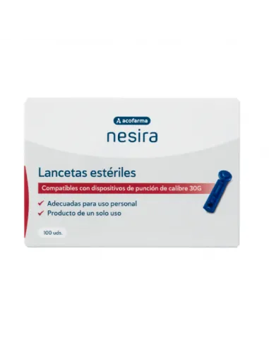 ACOFAR LANCETAS ESTÉRILES 100 UNIDADES