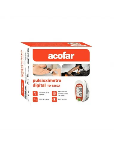 ACOFAR PULSIOXÍMETRO DIGITAL TD-8250A 1 UNIDAD