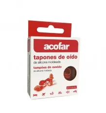 Acofar Tapones Oido Silicona Cordon