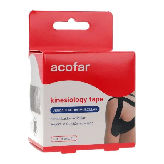 Acofar Venda Elástica Kinesiology Tape 5x5 cm