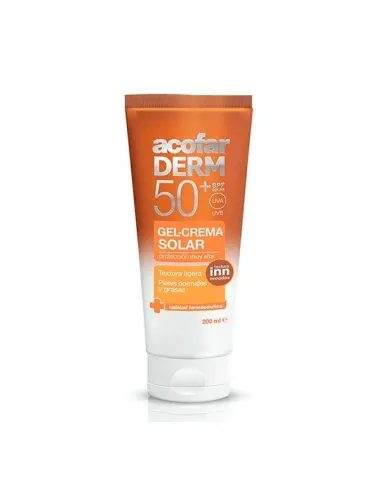 ACOFARDERM GEL CREMA SOLAR SPF50+ 200 ML