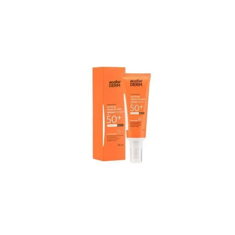 Acofarderm Gel Facial Toque Seda Color SPF-50+